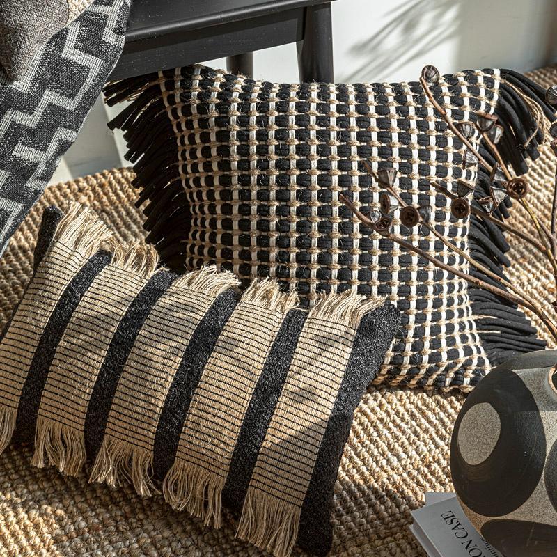 Premium Thick Woven Cushion Co - Textured Throw Natural review and price
