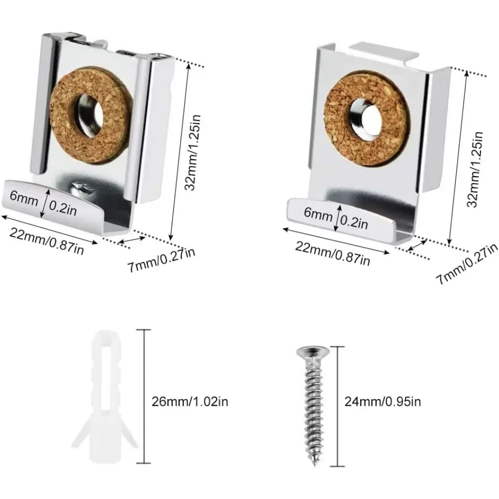 For 4pcs Chrome Mirror Wall Ha - Rattan Mirror Round review and price