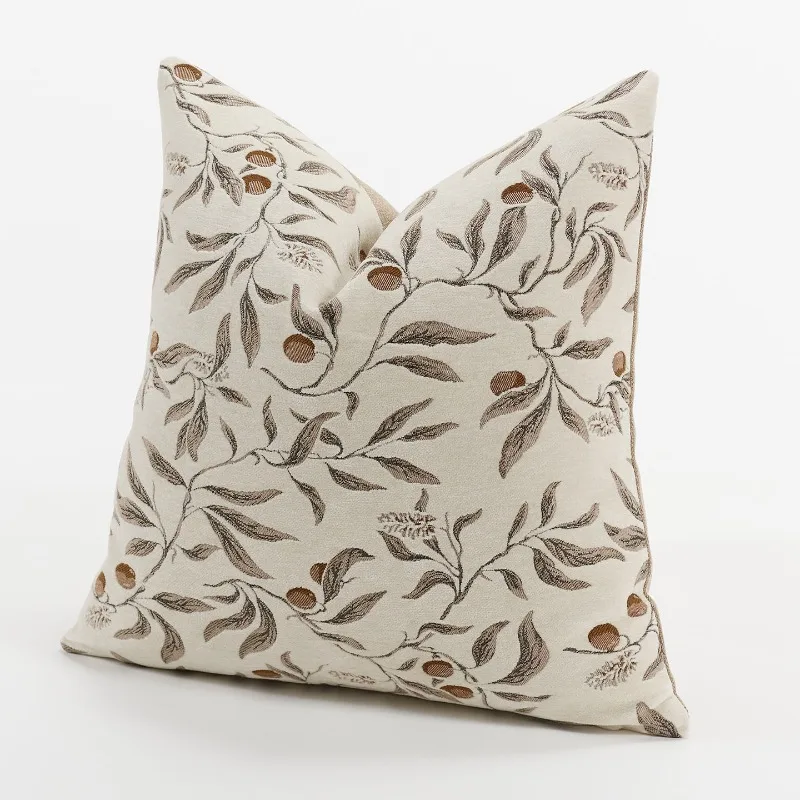 Cream Beige Chenille Botanical - Textured Throw Natural review and price