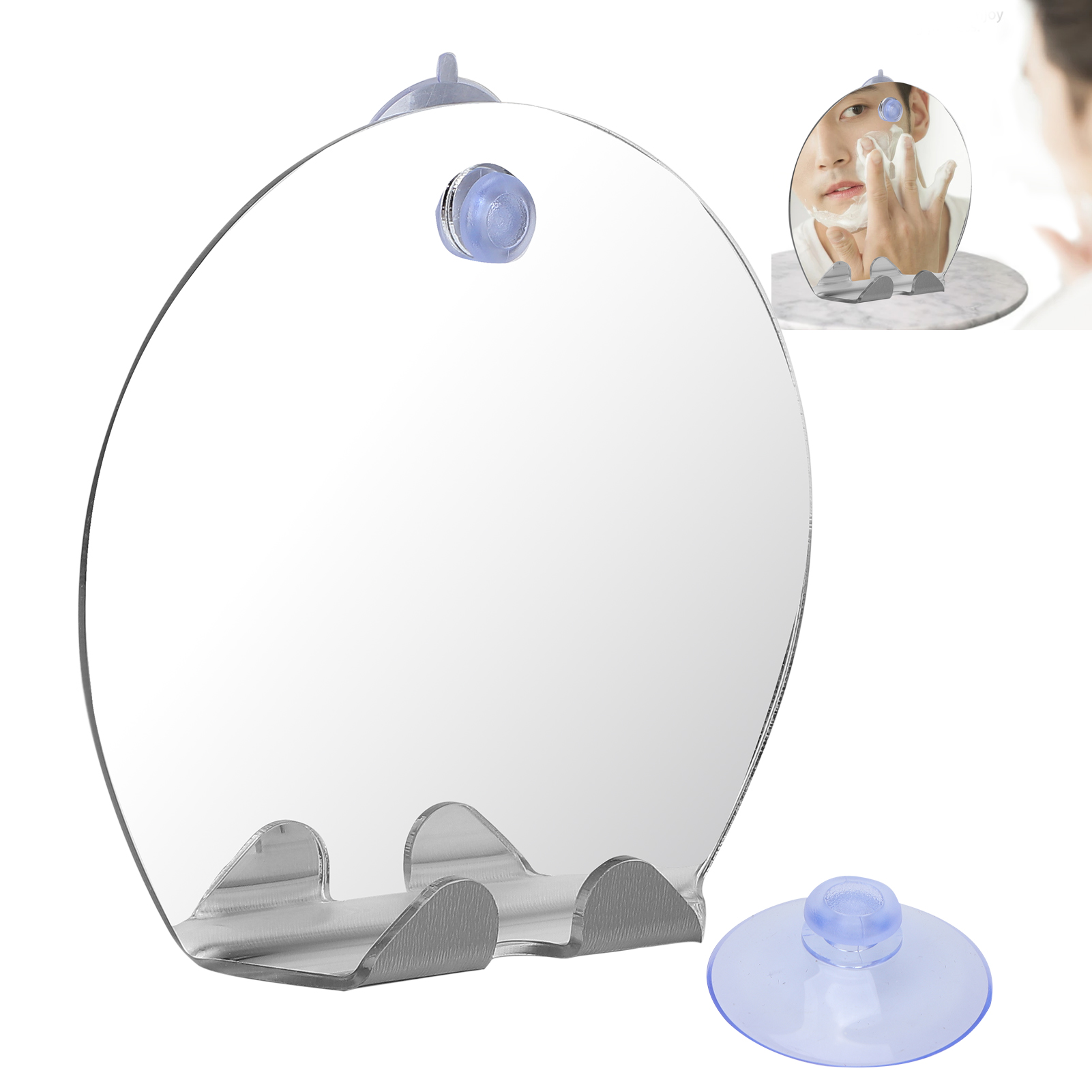 Fogless Bathroom Shaving Mirro - Rattan Mirror Round review and price